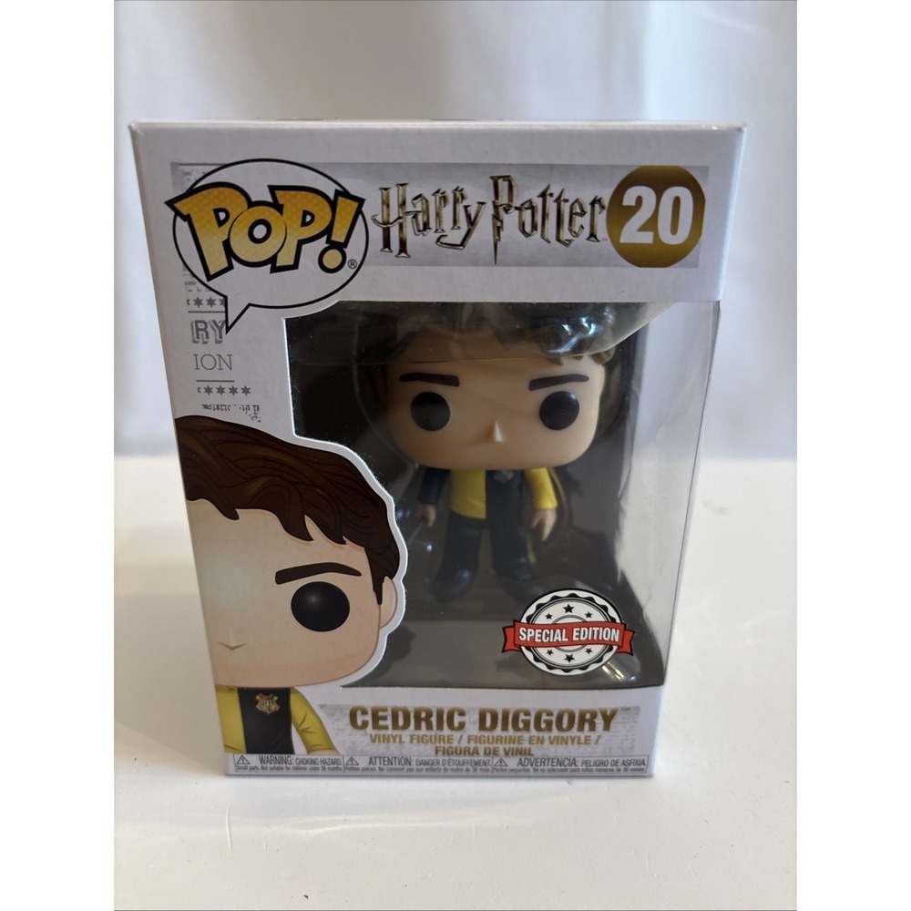 Funko Pop Vinyl Figure Harry Potter Cedric Diggory Special Edition 20 Hot Toys